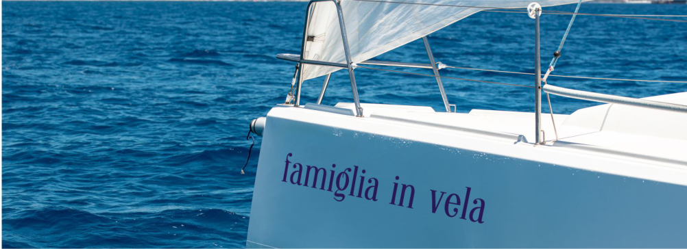 Scritte adesive per barche a vela - Famiglia in vela